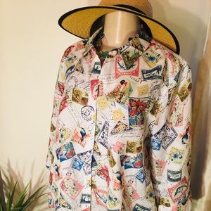 Chico’s Chic and Sporty Casual Top Sz 3